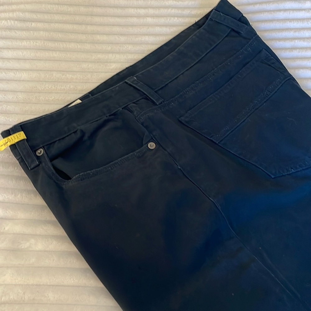 Mens Classic Fit Weatherproof Vintage Brand. Navy sportswear denim pants. 38x30